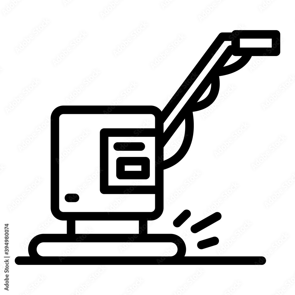 Aufkleber modern grinding machine icon. outline modern grinding machine vector icon for web design isolated on
