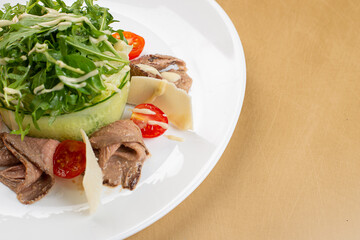 salad with vegetables