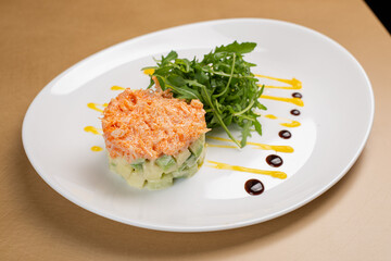 salad with vegetables
