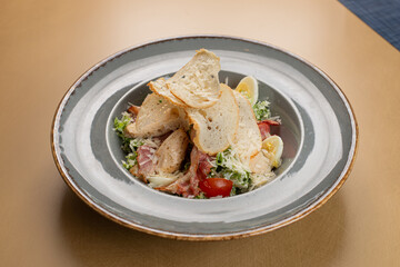 salad with chicken and cheese