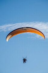 paraglider in the sky