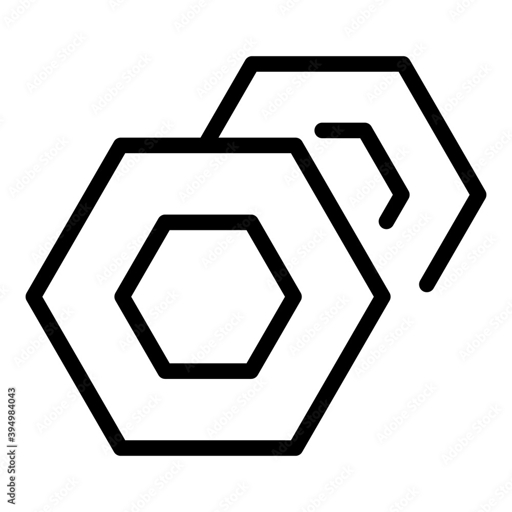 Poster bicycle nuts icon. outline bicycle nuts vector icon for web design isolated on white background