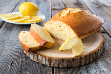 Lemon cake is a well-known classic pastry and dessert in American cuisine.