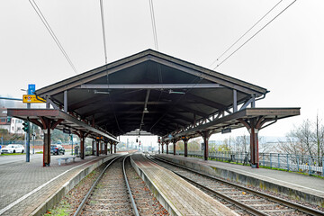 Fototapeta na wymiar Bahnhof Busenbach