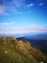 Cima Ganeko, Paisaje de montaña en el pais vasco