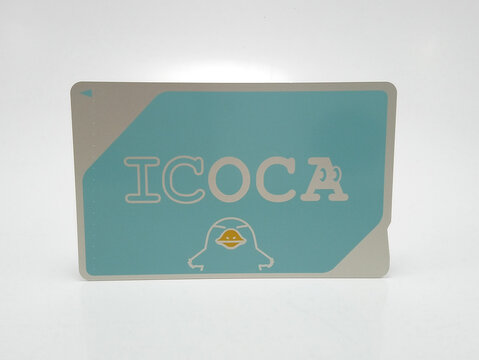 Icoca stored value card for Japan Railways in Quezon City, Philippines