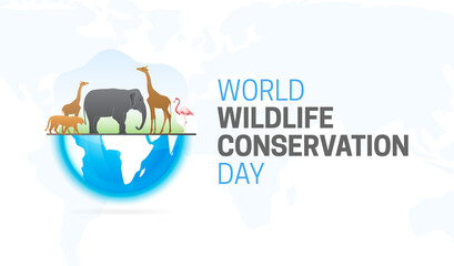 World Wildlife Conservation Day  Background Illustration