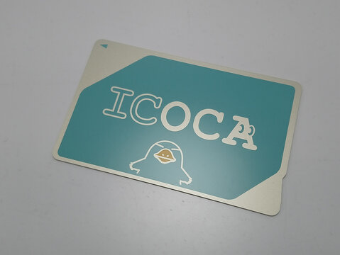 Icoca stored value card for Japan Railways in Quezon City, Philippines