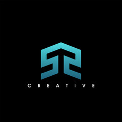 SS Letter Initial Logo Design Template Vector Illustration	
