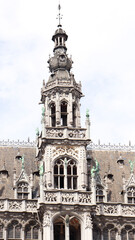 Fototapeta na wymiar bruxelles city hall tower detail