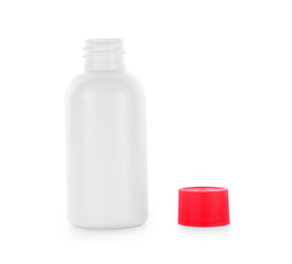 plastic bottle isolated on white