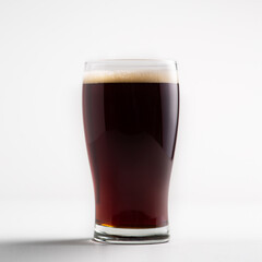 Delicious lager and popular dark beer, craft drink advertising with free space