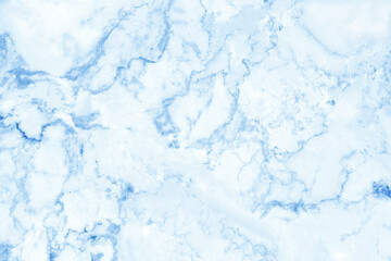 Blue pastel marble texture background with high resolution in seamless pattern for design art work and interior or exterior.