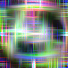 Colorful pastel lights, futuristic lines