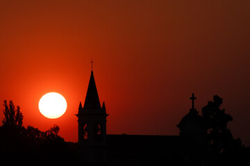 Obraz premium RED SUNSET