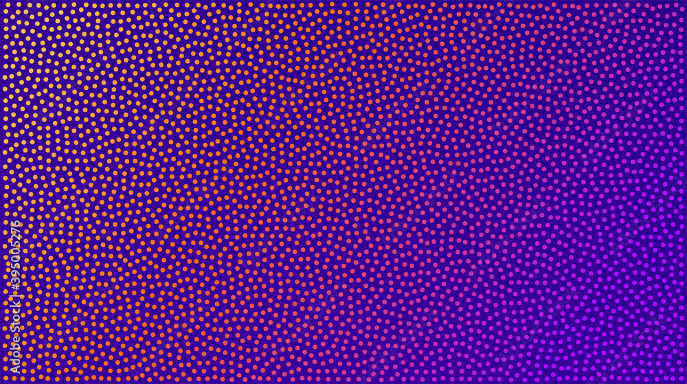 Poster vibrant modern background of minimalist style. halftone gradient effect