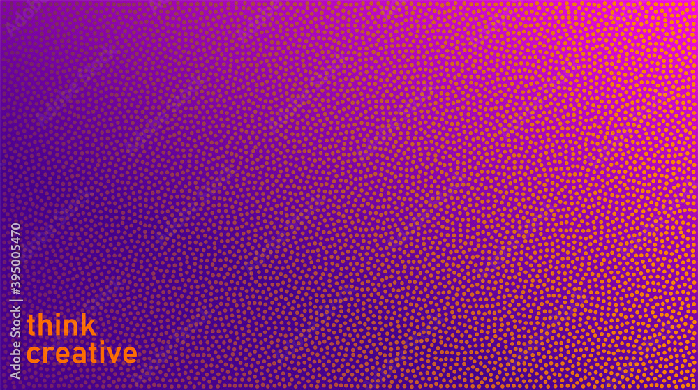 Poster vibrant modern background of minimalist style. halftone gradient effect