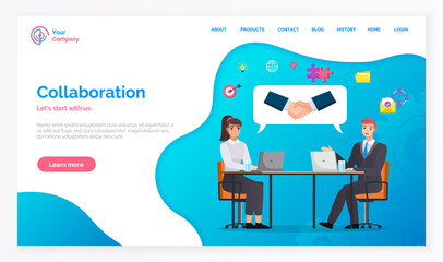 Business propasal for partner. Man make agreement deal handshake. Hiring interview. Colleagues discuss project. Teamwork idea. Accepting proposals for investment in finance and exchanging ideas