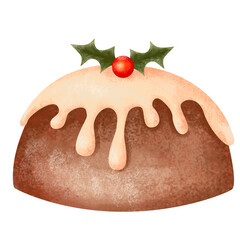 Сhocolate Christmas cake 