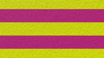 Fototapeta premium Purple and yellow fabric texture for the background, Jersey with printed stripes. 3D-rendering