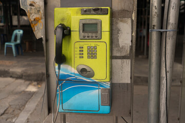 Public phone in Thailand.