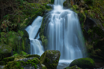Fototapeta na wymiar Triberger Wasserfall im Schwarzwald