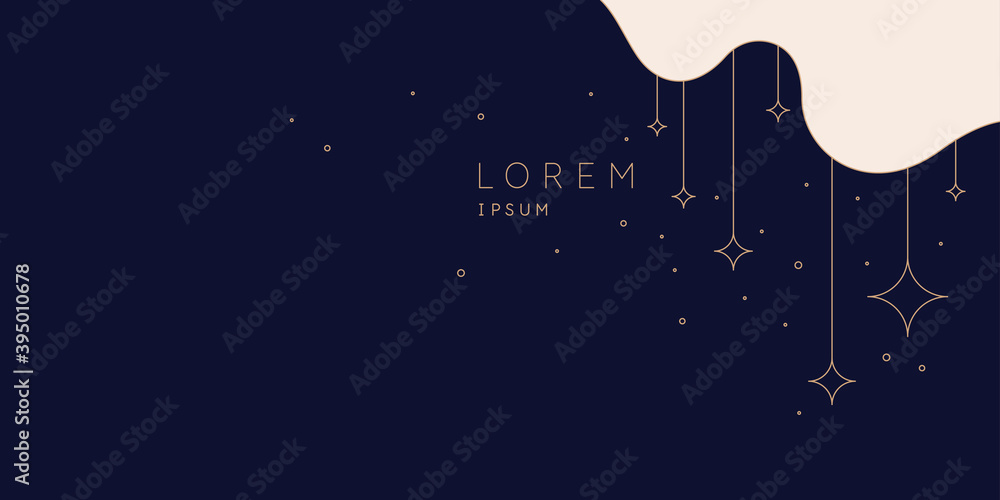 Poster abstract background with dynamic shapes. vector template