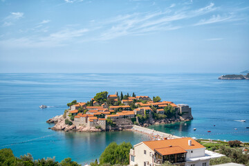 Naklejka na ściany i meble Montenegro St. Stephen's island