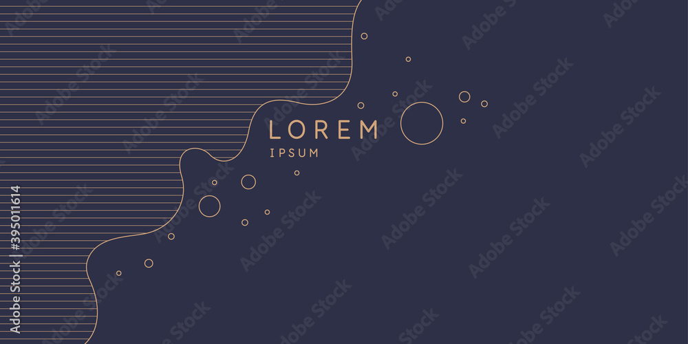 Poster abstract background with dynamic shapes. vector template