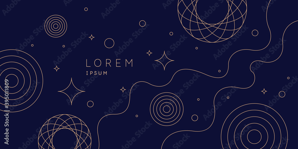 Poster poster with dynamic waves. vector illustration in minimal style. abstract background.