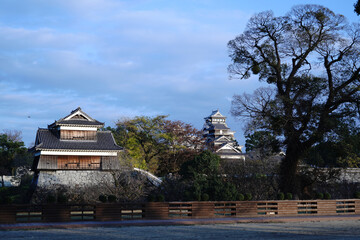 熊本地震で被災し、復興中の熊本城の雄姿