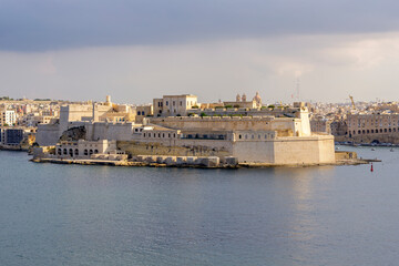 The three old cities, Vittoriosa, Senglea a Cospicua at the grand harbour in Malta