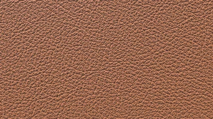Fotobehang Closeup brown leather texture, taurillon leather natural grain. 3D-rendering © asokova