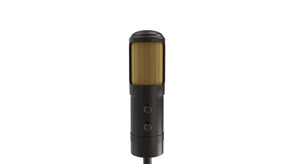 3d render studio microphone realistic