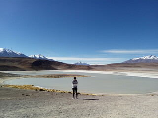 hiking in the mountains atacama