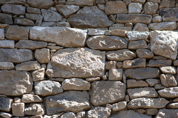 Mur en pierre, texture