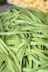 espagueti espinaca verde 