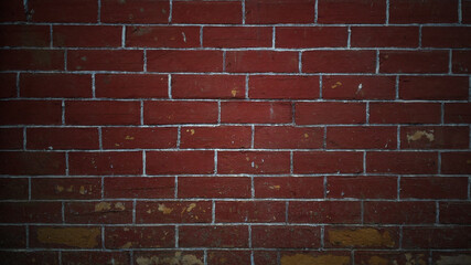 wall, red brick