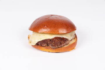 hamburger on a white background