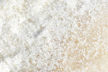 Dead Sea salt natural mineral formation at the Dead Sea	