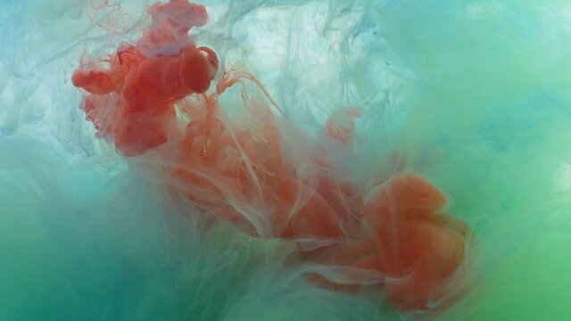 video colori dentro acqua, magia, emozioni