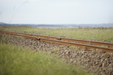 海辺の線路
