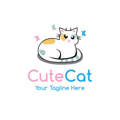 Cute Cat Logo 