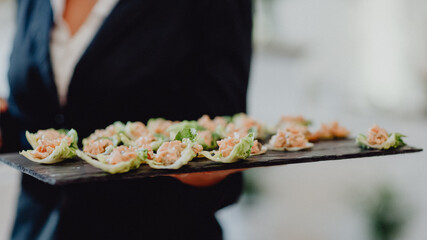 Petites bouchées du traiteur