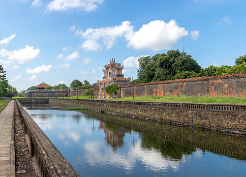 Douve de la Cit&eacute; imp&eacute;riale &agrave; Hu&eacute;, Vietnam