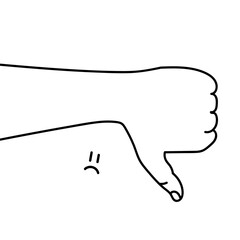 Trendy line art hands, aztec style, tribal art, ethnic collection.