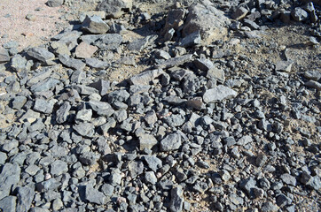 Desert of Sinai Peninsula, Egypt. Near Sharm El Sheikh