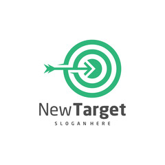 Target logo vector template, Creative Target logo design concepts, Icon symbol, illustration