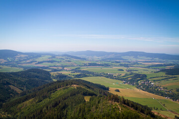 Fototapeta premium view of the mountains