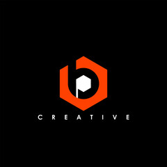 BP, PB Letter Initial Logo Design Template Vector Illustration	
